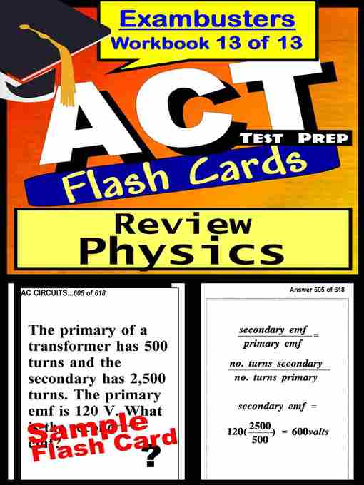 Title details for ACT Test Physics—Exambusters Flashcards—Workbook 13 of 13 by ACT Exambusters - Available